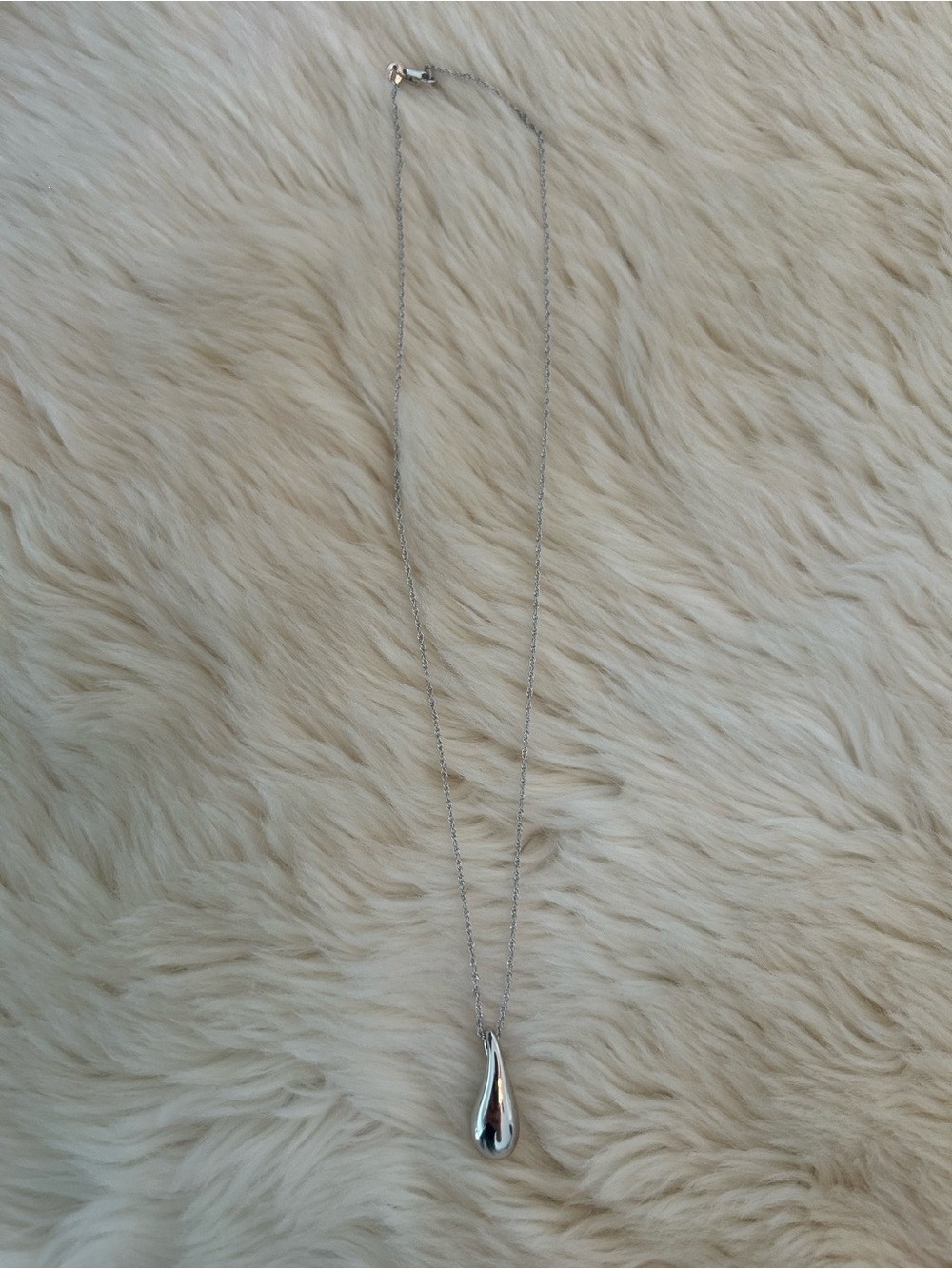 The Bradford Exchange Sterling Silver Teardrop Pendant Necklace